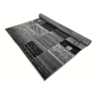 Geometrikus szőnyeg 70x130 cm LUKEN - szürke