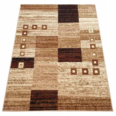 Geometrikus szőnyeg 70x130 cm LUKEN - bézs