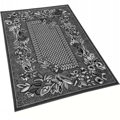 Mintás szőnyeg 200x400 cm LUKEN - szürke