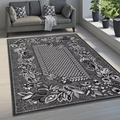 Mintás szőnyeg 200x400 cm LUKEN - szürke