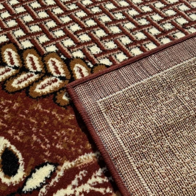 Mintás szőnyeg 70x130 cm LUKEN - barna