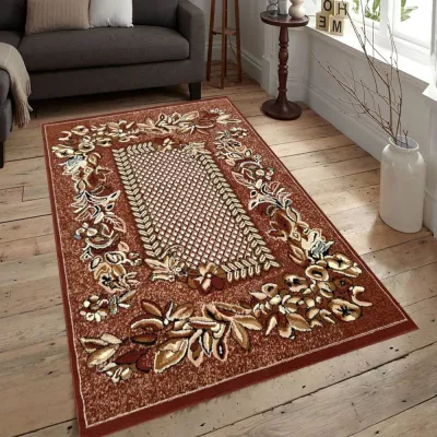 Mintás szőnyeg 70x130 cm LUKEN - barna
