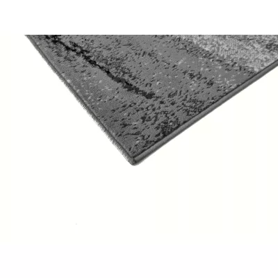 Téglalap alakú szőnyeg 80x150 cm LUKEN - szürke / fekete