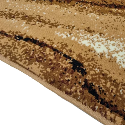 Téglalap alakú szőnyeg 160x220 cm LUKEN - bézs / barna