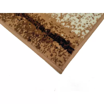 Téglalap alakú szőnyeg 50x90 cm LUKEN - bézs / barna