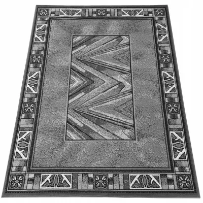 Mintás szőnyegdarab 70x130 cm LUKEN - szürke