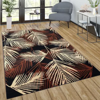 Szőnyegdarab 160x220 cm LUKEN mintás - barna / bézs