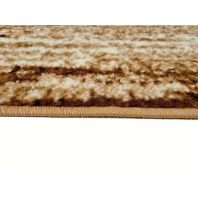 LUKEN téglalap alakú szőnyegdarab 160x220 cm - bézs / barna