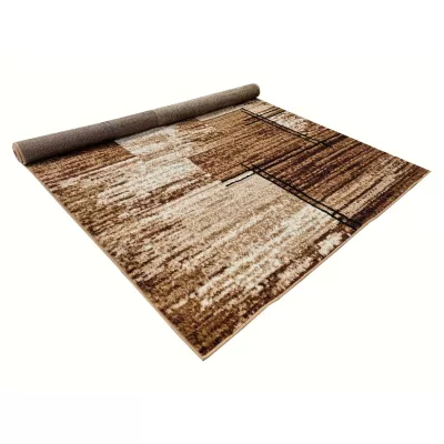 LUKEN téglalap alakú szőnyegdarab 160x220 cm - bézs / barna