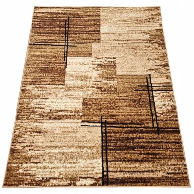 LUKEN téglalap alakú szőnyegdarab 160x220 cm - bézs / barna