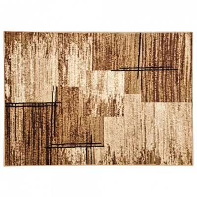 LUKEN téglalap alakú szőnyegdarab 160x220 cm - bézs / barna