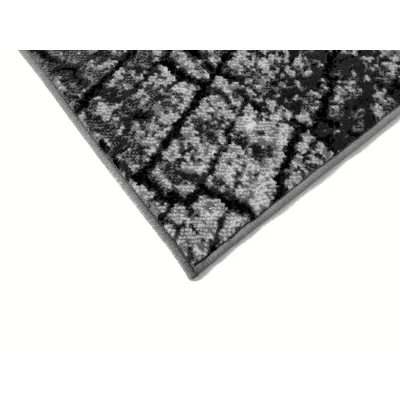 Szőnyeg 250x350 cm LUKEN modern - szürke / fekete