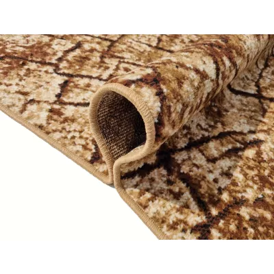 Szőnyeg 180x250 cm LUKEN modern - bézs / barna