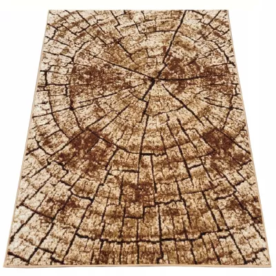 Szőnyeg 160x220 cm LUKEN modern - bézs / barna