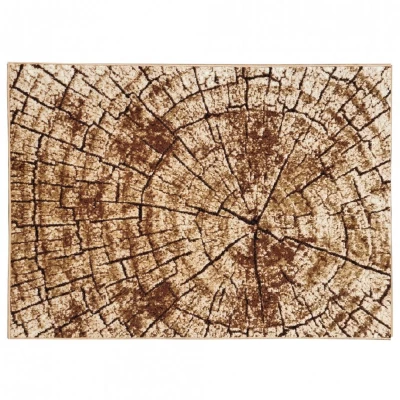 Szőnyeg 160x220 cm LUKEN modern - bézs / barna