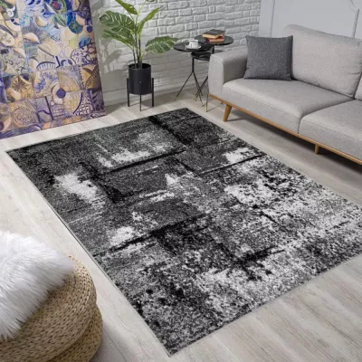Szőnyeg 160x220 cm LUKEN modern - szürke