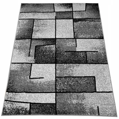 Szőnyeg 160x220 cm LUKEN téglalap alakú - szürke