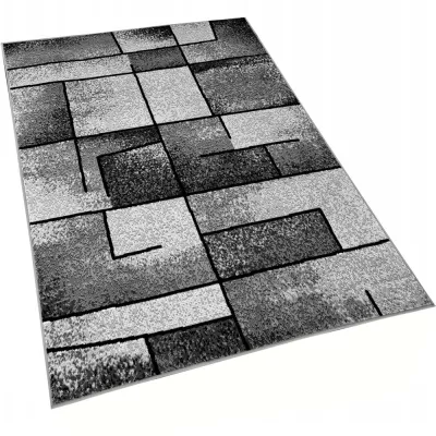 Szőnyeg 160x220 cm LUKEN téglalap alakú - szürke