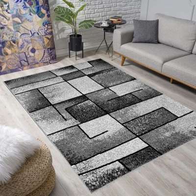 LUKEN téglalap alakú szőnyeg 120x170 cm - szürke