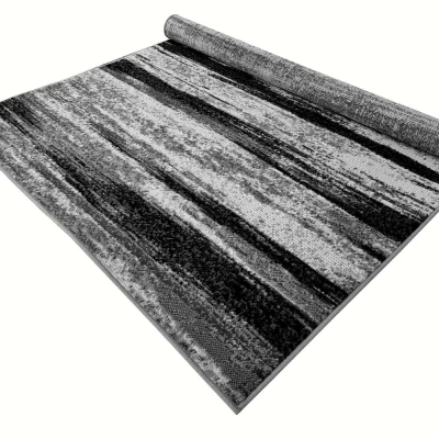 Szőnyeg 80x150 cm LUKEN absztrakt - szürke