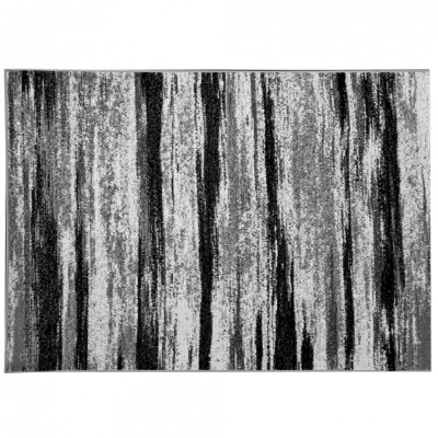 Szőnyeg 80x150 cm LUKEN absztrakt - szürke