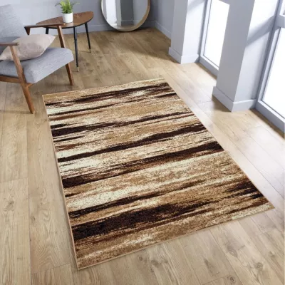 Szőnyeg 160x220 cm LUKEN absztrakt - bézs