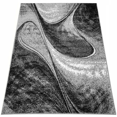 Absztrakt szőnyegdarab 160x220 cm LUKEN - szürke