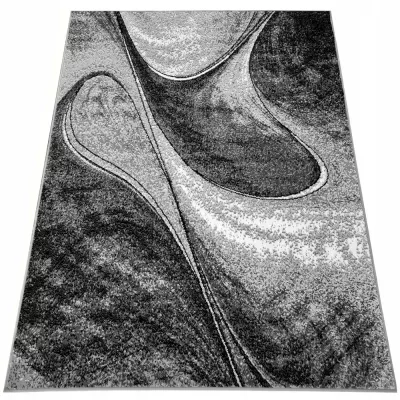 Absztrakt szőnyegdarab 160x220 cm LUKEN - szürke