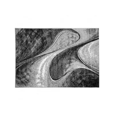 Absztrakt szőnyegdarab 160x220 cm LUKEN - szürke