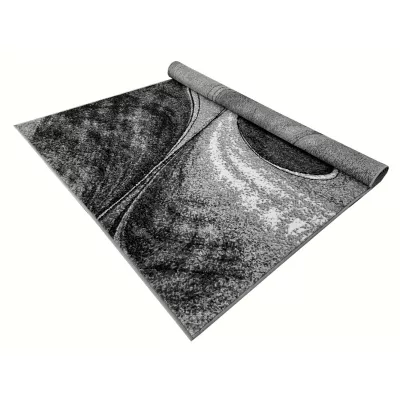 Absztrakt szőnyegdarab 120x170 cm LUKEN - szürke