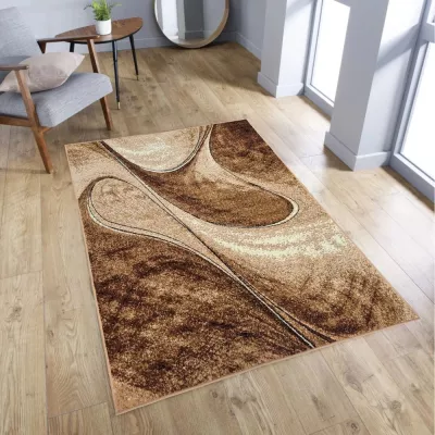 Absztrakt szőnyegdarab 250x350 cm LUKEN - bézs