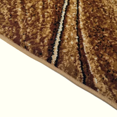 Absztrakt szőnyegdarab 120x170 cm LUKEN - bézs