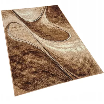 Absztrakt szőnyegdarab 120x170 cm LUKEN - bézs