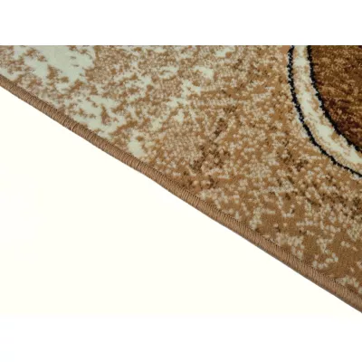 Absztrakt szőnyegdarab 80x150 cm LUKEN - bézs