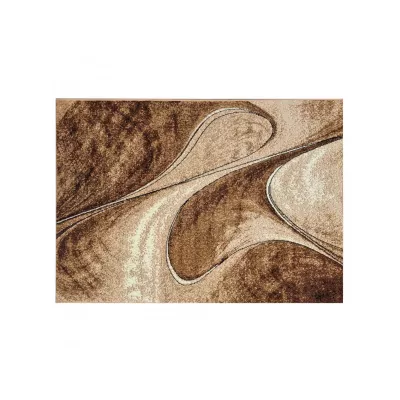 Absztrakt szőnyegdarab 80x150 cm LUKEN - bézs