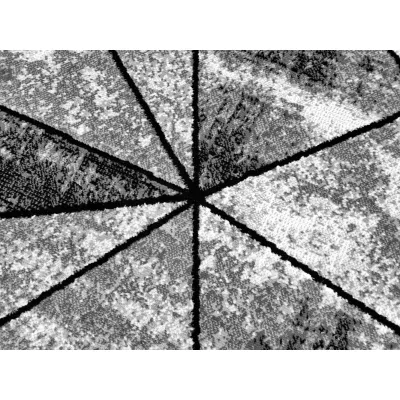 Geometrikus darab szőnyeg 200x300 cm LUKEN - szürke