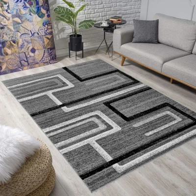 Téglalap alakú szőnyegdarab 180x250 cm LUKEN - szürke