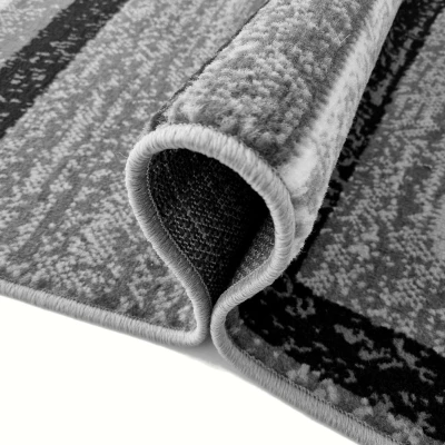 Téglalap alakú szőnyegdarab 70x130 cm LUKEN - szürke