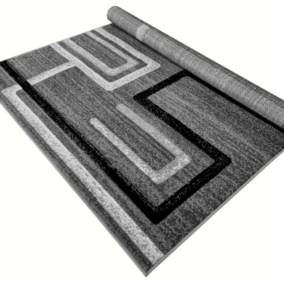 Téglalap alakú szőnyegdarab 70x130 cm LUKEN - szürke