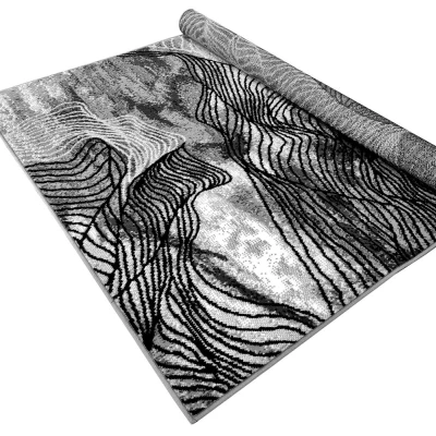Modern szőnyegdarab 250x350 cm LUKEN - szürke