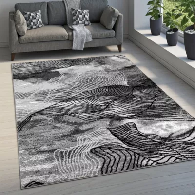 Modern szőnyegdarab 250x350 cm LUKEN - szürke