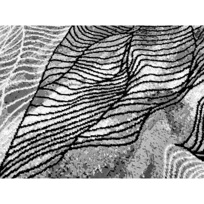 Modern szőnyegdarab 200x300 cm LUKEN - szürke