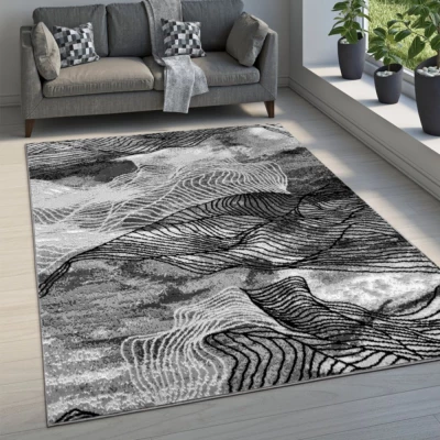 Modern szőnyegdarab 160x220 cm LUKEN - szürke