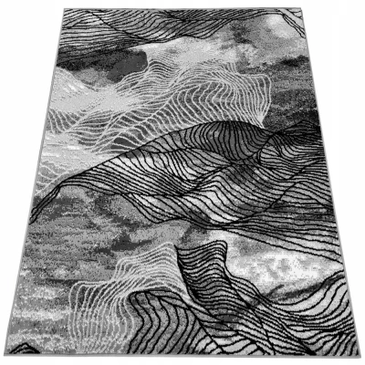 Modern szőnyegdarab 140x190 cm LUKEN - szürke