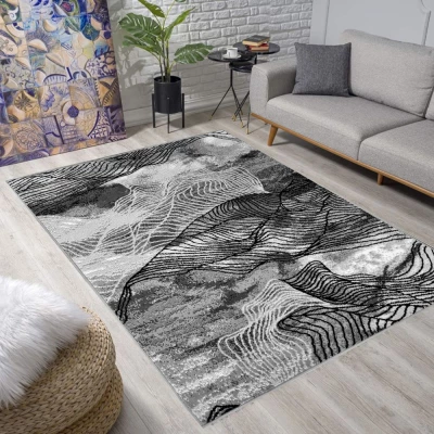 Modern szőnyegdarab 120x170 cm LUKEN - szürke