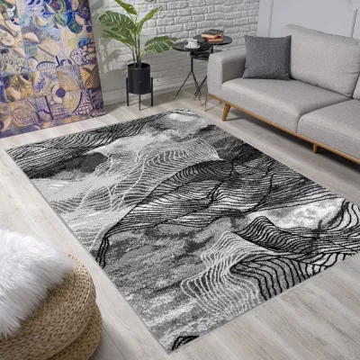 Modern szőnyegdarab 120x170 cm LUKEN - szürke