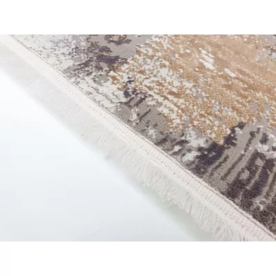 Ovális darab szőnyeg 80x150 cm STEFANO - bézs / arany