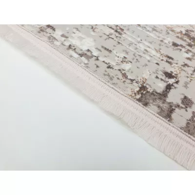Kerek szőnyeg 80 cm STEFANO - szürke / arany