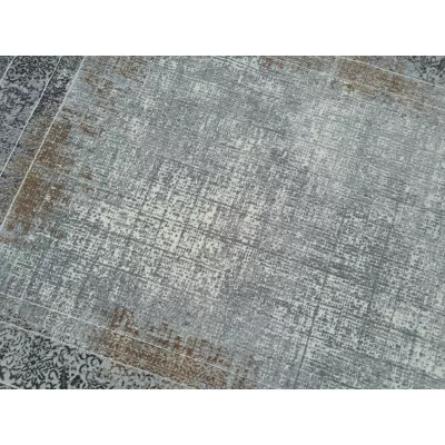 Szőnyeg 160x220 cm STEFANO - szürke / barna