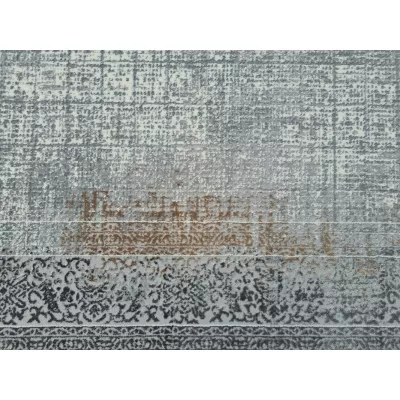 Szőnyeg 80x150 cm STEFANO - szürke / barna